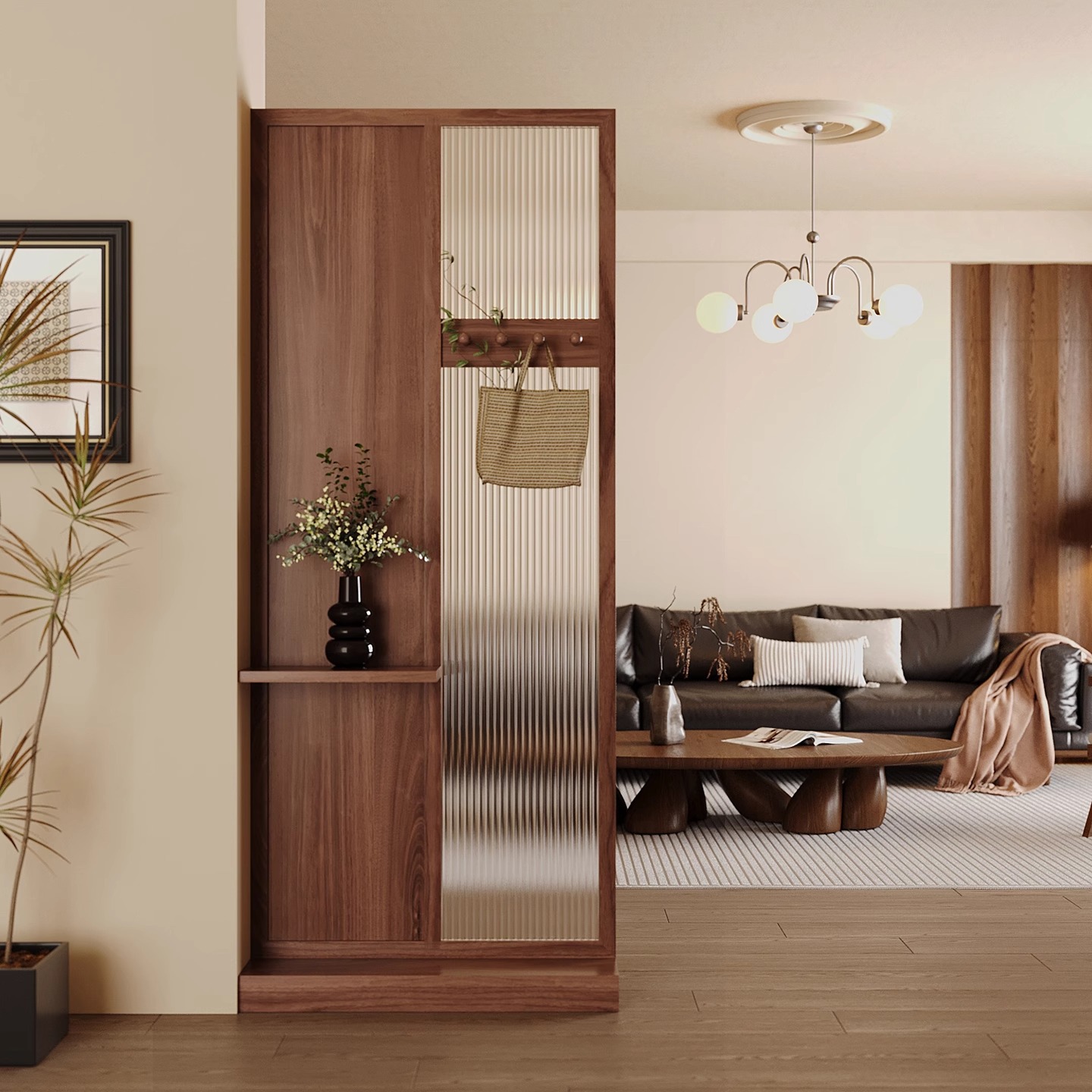Chinese Solid Wood Entrance En - Shoji Screen Divider review and price