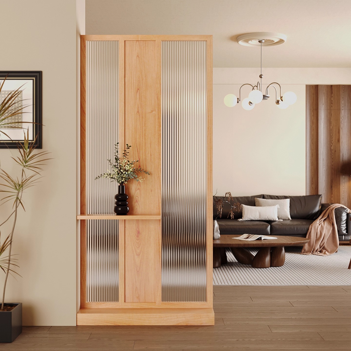 Chinese Solid Wood Entrance En - Shoji Screen Divider review and price