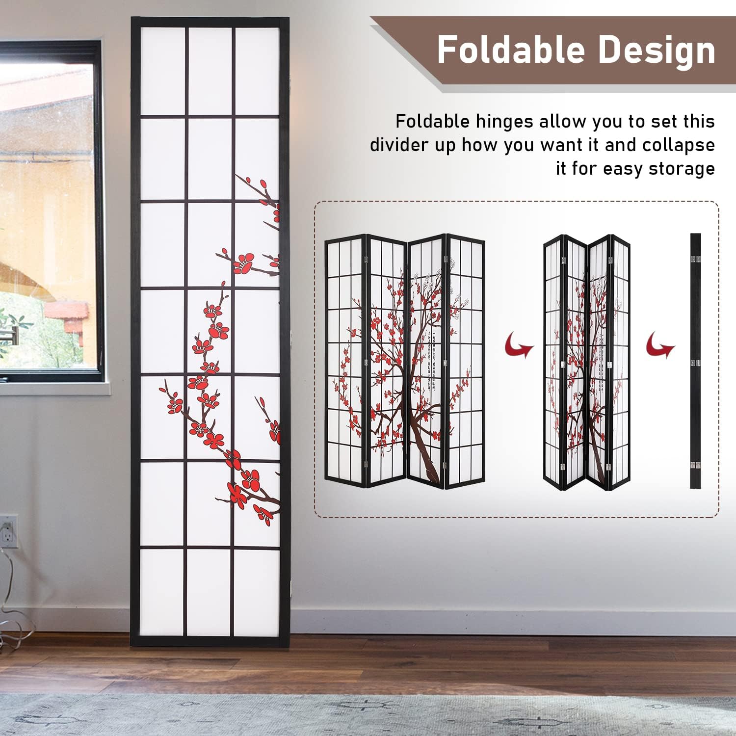 Foldable Shoji Room Divider Pr - Shoji Screen Divider review and price
