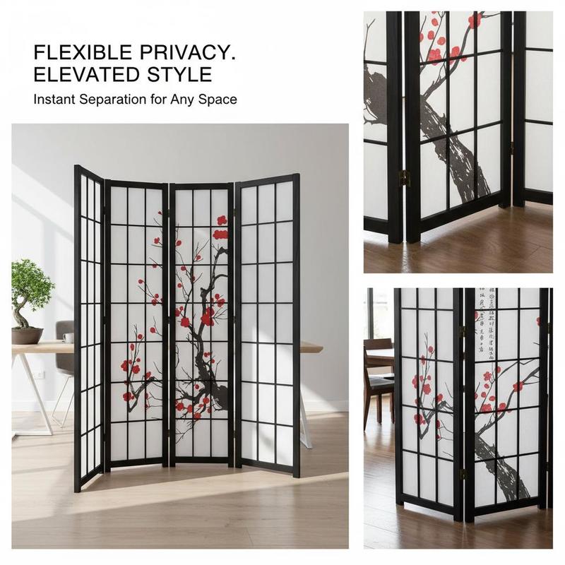 Japanese Shoji Screen 6 Panel  - Shoji Screen Divider review and price