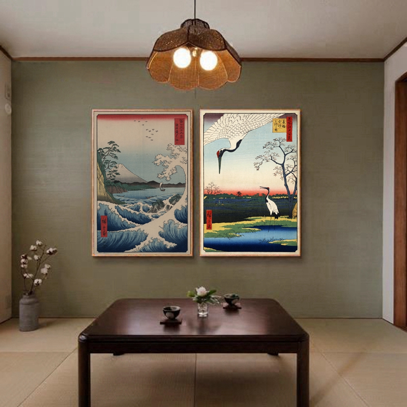 Japanese Prints Wall Art Canva - Japanese Living Lifestyle review and price