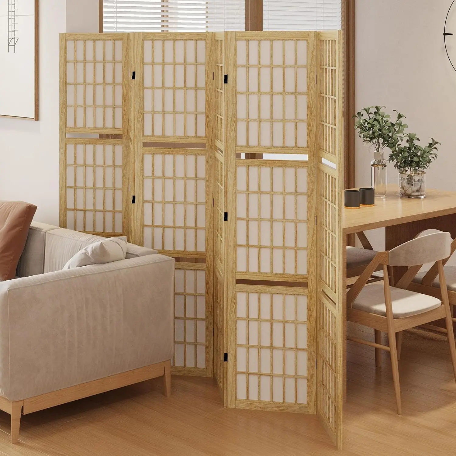 Room Divider with Shelves, 66. - Shoji Screen Divider review and price